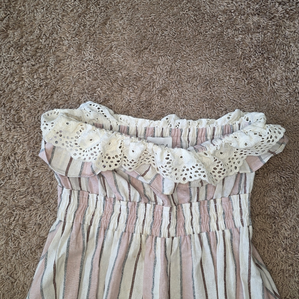 MISA Los Angeles Virginie Ruffled Midi Dress Size XS - Picture 6 of 9